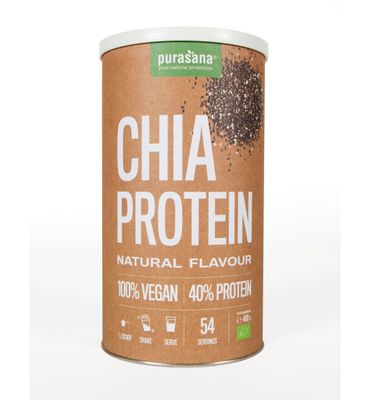 Purasana Chia proteine 40% naturel vegan bio (400g) 400g