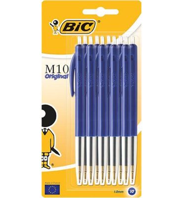 Bic Balpen M10 blauw (10st) 10st