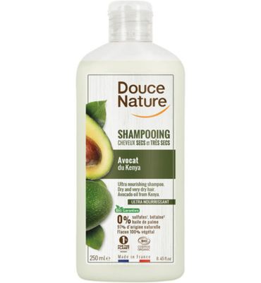 Douce Nature Shampoo verzorgend droog haar avocado bio (250ml) 250ml