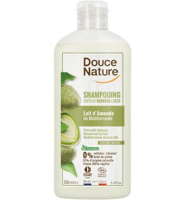 Douce Nature Shampoo normaal/droog haar amandelmelk bio (250ml) 250ml