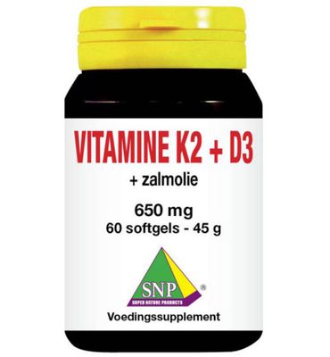 Snp Vitamine K2 D3 zalmolie (60ca) 60ca