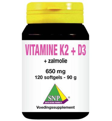 Snp Vitamine K2 D3 zalmolie (120ca) 120ca