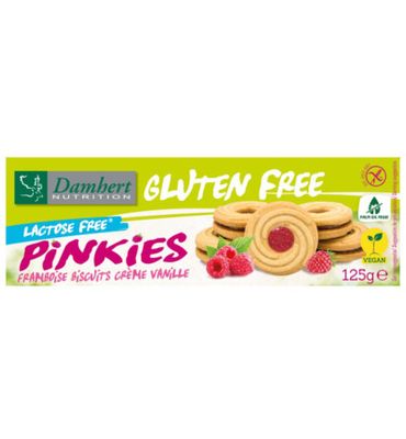 Damhert Pinkies biscuits framboos (125g) 125g