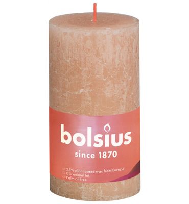 Bolsius Rustiekkaars shine 130/68 misty pink (1st) 1st