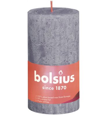 Bolsius Rustiekkaars shine 130/68 frosted lavender (1st) 1st
