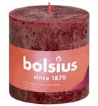 Bolsius Rustiekkaars shine 100/100 velvet red (1st) 1st thumb
