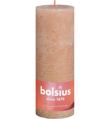 Bolsius Rustiekkaars shine 190/68 misty pink (1st) 1st