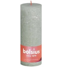 Bolsius Bolsius Rustiekkaars shine 190/68 foggy green (1st)