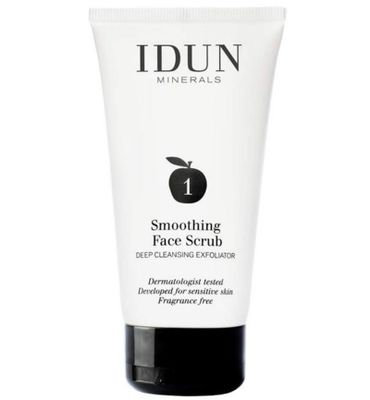 Idun Minerals Skincare smoothing face scrub (75ml) 75ml
