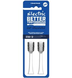 Better Toothbrush Better Toothbrush Opzetborstel premium wit (2st)