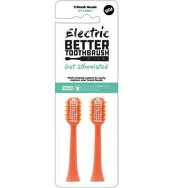 Better Toothbrush Better Toothbrush Opzetborstel premium coral (2st)