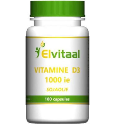 Elvitaal/Elvitum Vitamine D3 1000IE soja (180ca) 180ca