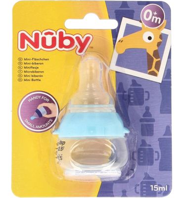 Nuby Mini flesje 15ml 0+ maanden (15ml) 15ml