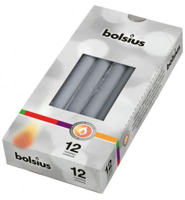 Bolsius Gotische kaars 245/24 met zilver (12st) 12st