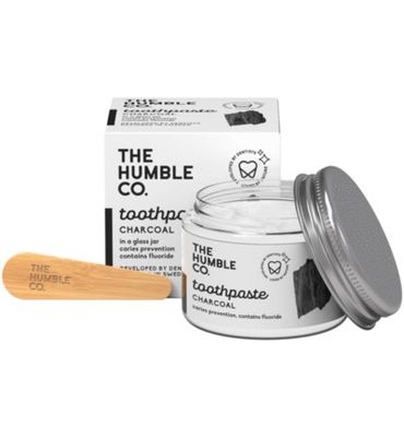The Humble Co. Tandpasta potje charcoal (50ml) 50ml