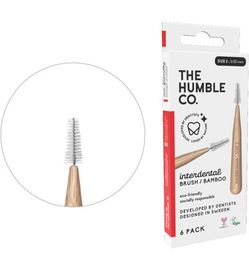 The Humble Co. The Humble Co. Interdental borstel 0.50 mm rood (6st)