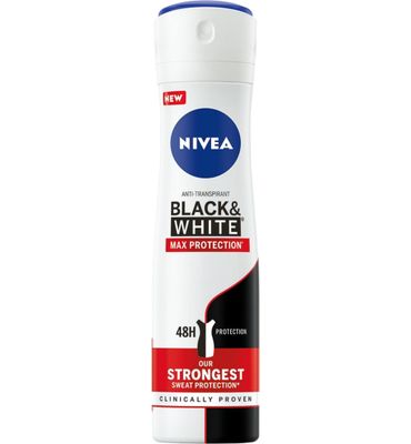 Nivea Deodorant spray black & white max protection (150ml) 150ml