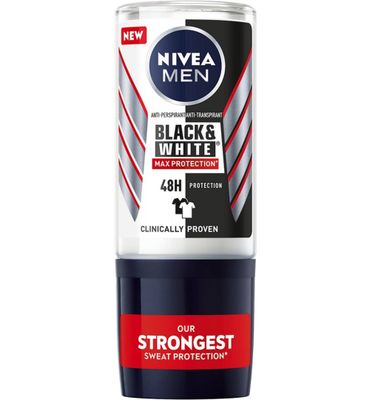 Nivea Men deodorant roller black & white max protection (50ml) 50ml