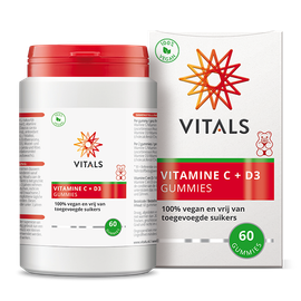Vitals Vitals Vitamine C + D3 gummies (60st)