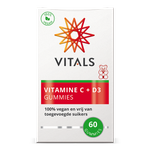 Vitals Vitamine C + D3 gummies (60st) 60st thumb