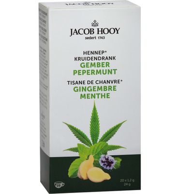 Jacob Hooy Hennep gember pepermunt thee (20st) 20st