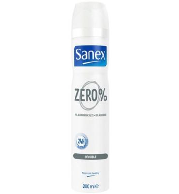Sanex Deodorant zero % invisible (200ml) 200ml