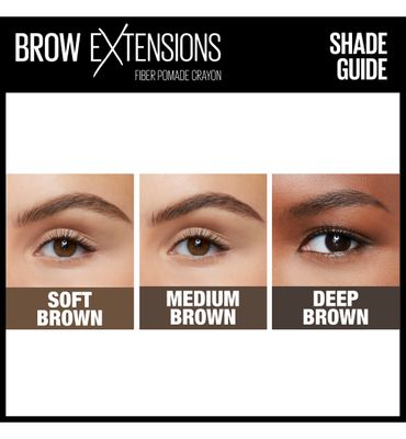 Maybelline New York Brow xtensions 02 soft brown (1st) 1st
