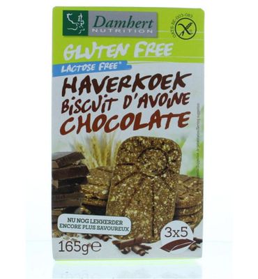 Damhert Haverkoekjes chocolade glutenvrij (165g) 165g