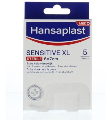 Hansaplast Pleister sensitive XL (5st) 5st