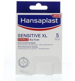 Hansaplast Hansaplast Pleister sensitive XL (5st)