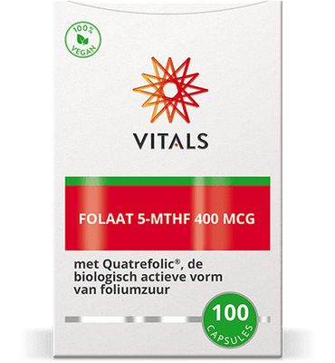 Vitals Folaat 5-MTHF 400 mcg (100ca) 100ca