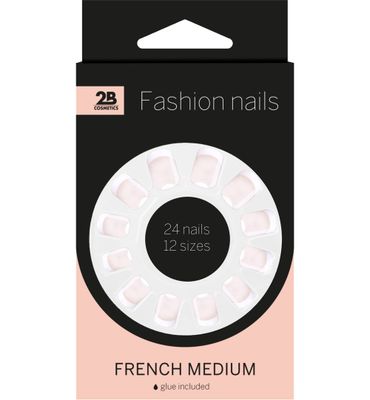 2b Nails french medium (24st) 24st