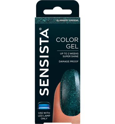 Sensista Color gel glimmery greens (7.5ml) 7.5ml