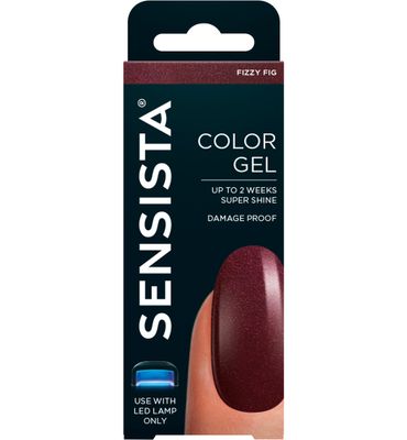 Sensista Color gel fizzy fig (7.5ml) 7.5ml