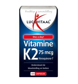 Lucovitaal Lucovitaal Vitamine K2 75mcg (60ca)