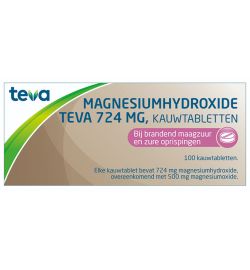 Teva Teva Magnesiumhydroxide 724 mg (100tb)