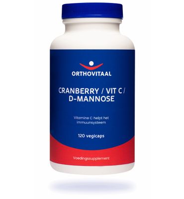 Orthovitaal Cranberry / Vitamine C / D-Mannose (120vc) 120vc