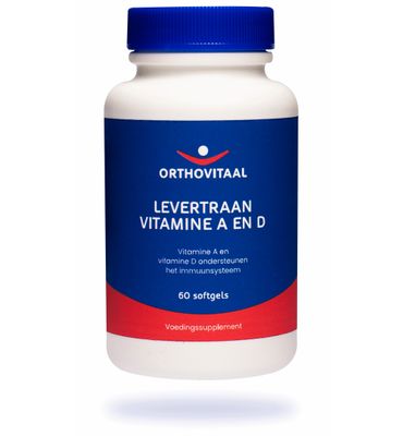 Orthovitaal Levertraan Vitamine A en D (60sft) 60sft
