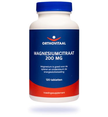 Orthovitaal Magnesium citraat 200 mg (120tb) 120tb