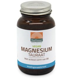 Mattisson Mattisson Magnesium tauraat vegan (60vc)