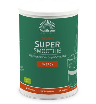 Mattisson Healthstyle Organic supersmoothie energy bio (500g) 500g