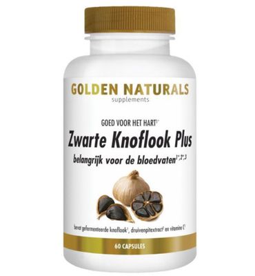 Golden Naturals Zwarte knoflook plus (60ca) 60ca