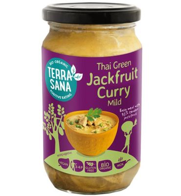 TerraSana Thaise groene curry jackfruit bio (350g) 350g