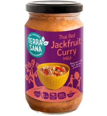 TerraSana Thaise rode curry jackfruit bio (300g) 300g