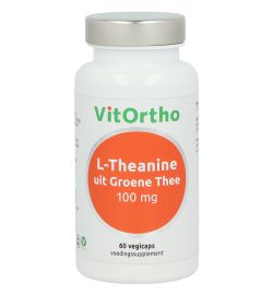 Vitortho VitOrtho L-Theanine uit groene thee 100 mg (60vc)