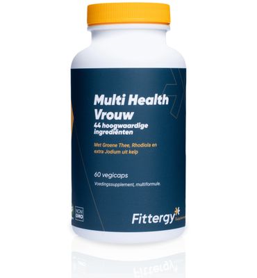 Fittergy Multi health vrouw (60vc) 60vc