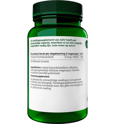 AOV 402 Vitamine D3 25mcg (60vc) 60vc