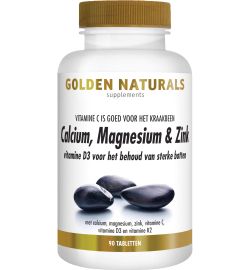 Golden Naturals Golden Naturals Calcium magnesium zink (90tb)
