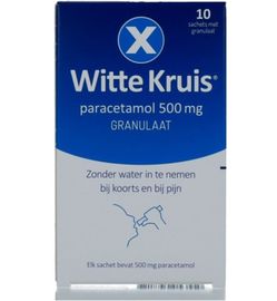 Witte Kruis Witte Kruis Paracetamol 500 mg granulaat (10sach)