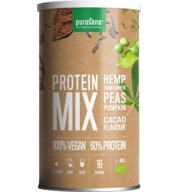 Purasana Purasana Protein mix pea sunflower hemp cacao vegan bio (400g)